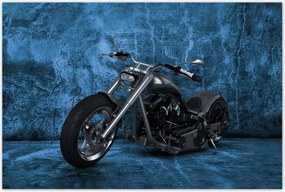 Poszterek 120x80 Kék fal Chopper