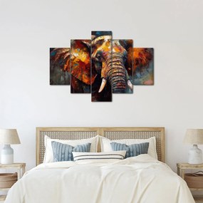 Kép - Egy elefánt festése (150x105 cm)