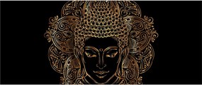 Arany Buddha képe (120x50 cm)