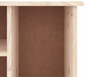 ALTA tömör fenyőfa cipőszekrény 100x35x45 cm
