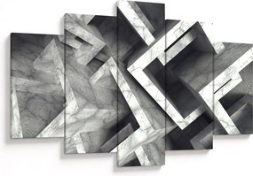 Absztrakt kép kocka (150x105 cm)