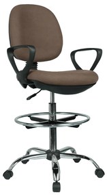 VyvĂœĆĄenĂĄ pracovnĂĄ stoliÄka Korki (hnedĂĄ + Äierna). 1034318