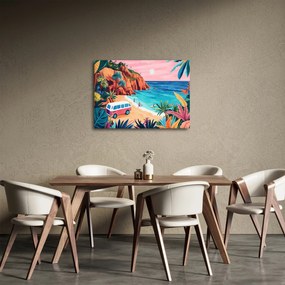 Kép - Lakóautó az óceánnál (70x50 cm)