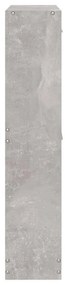 betonszürke szerelt fa cipőszekrény 59 x 17 x 81 cm