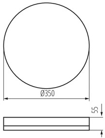 Kanlux 37293 - LED Ipari mennyezeti világítás IPER LED/35W/230V IK10 IP65 kerek fehér