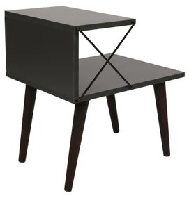 Éjjeliszekrény CROSS 55x50 cm antracit