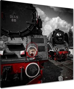 Vászonkép 90x90 Mozdonyok Ol49-69 18-201