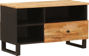 vidaXL TV szekrény fiókkal Barna 80 x 33 x 46 cm Tömör Mangófát