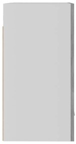 2 db betonszürke szerelt fa függő szekrény 50 x 31 x 60 cm