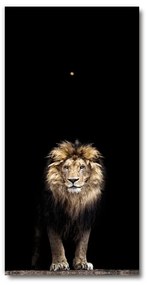 Négyszögletes fali üvegóra Portré egy oroszlán pl_zsp_30x60_c-f_118199528