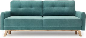 Balio türkiz háromszemélyes kinyitható kanapé - Bobochic Paris Paris