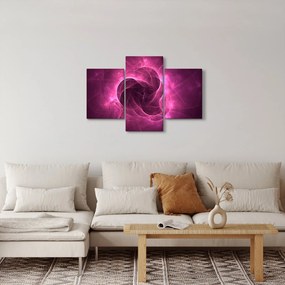 Modern rózsaszín absztrakció képe (90x60 cm)