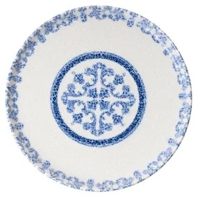 27 darabos étkészlet fehér/kék/porcelán
