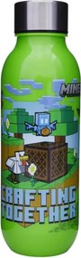 Minecraft Crafting műanyag kulacs csavaros kupakkal 640 ml