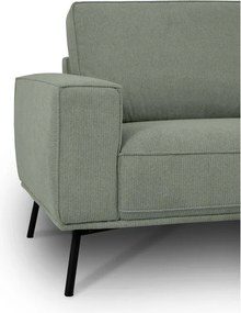 Zöld zsenília sarokkanapé (jobb oldali-L alakú) Amsterdam – Scandic