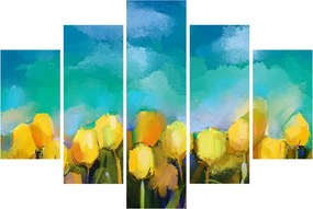 Sárga tulipán képe (150x105 cm)