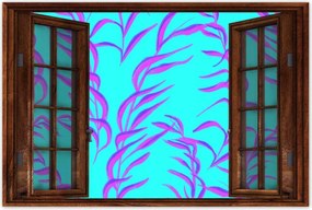 Poszterek 60x40 Modern levél minta