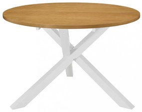 Fehér MDF étkezőasztal 120 x 75 cm