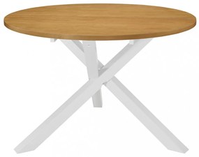 fehér MDF étkezőasztal 120 x 75 cm