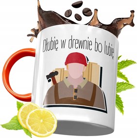 Narancssárga Bögre Asztalos Ácsoknak Ajándék fényképes nyomattal