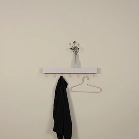 Szürke-bézs fém fali fogas polccal Dax Play – Spinder Design