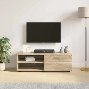 TV szekrény fiókkal sonoma tölgy 100.5 x 39 x 30 cm Faanyag