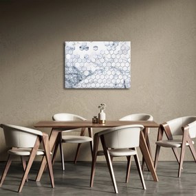 Kép - Márványozott hatszög (70x50 cm)
