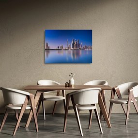 Felhőkarcoló képe (üvegen) (70x50 cm)