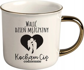 Bögre Fehér Arany Rant Ajándék Vicces Nőnap Dörömbölés Férfinap