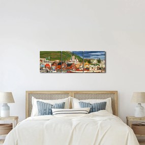 Kép - Húsavík (órával) (90x30 cm)