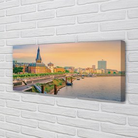 Canvas képek Németország Sunrise River 120x60 cm