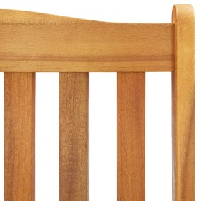 Tömör akácfa hintaszék párnákkal