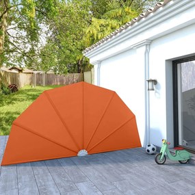 terrakotta összecsukható terasz oldalárnyékoló 200 cm