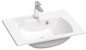 Ravak Classic Slim mosdó 60x45 cm, középen elhelyezett csaptelepnyílással XJX01160004