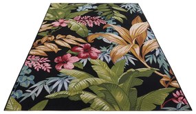 Fekete kültéri szőnyeg 200x285 cm Flair – Hanse Home