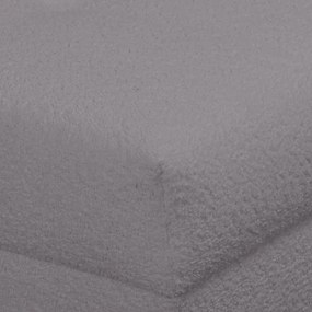 Sötétszürke buklé puff Ariella – Ropez