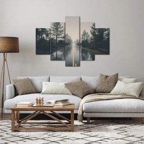 Egy út képe az esőben (150x105 cm)