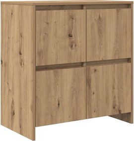 vidaXL Széf Artisan tölgy 70 x 41 x 75 cm Faanyag