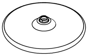 GROHE 26815000 - VITALIO START zuhanyfej Ø 250 mm, fényes króm