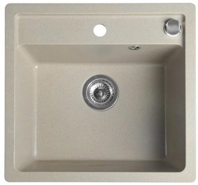 Sapho - Konyhai mosogató 53x50 cm gránit/bézs