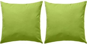 vidaXL 2 db almazöld kültéri párna 45 x 45 cm
