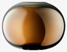 Epoque váza, m. 18 cm, fényes borostyán - LSA international