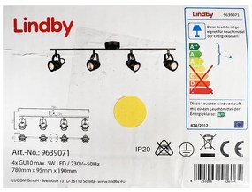 Lindby Lindby - Spotlámpa LEONOR 4xGU10/5W/230V LW0801