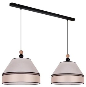 Duolla - Csillár zsinóron AVIGNON 2xE27/15W/230V bézs