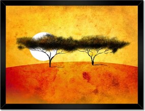 Poszterek keretben 40x30 Esti tájkép