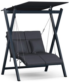 FlexiSwing, hollywoodi hinta, 2 üléses, állítható háttámla, napellenző, időjárásálló
