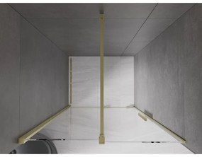 Mexen Velar, nyílásba tolóajtó 110x200 cm, 8mm átlátszó üveg, arany matt, 871-110-000-01-55