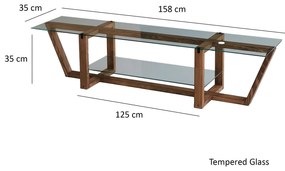 TV asztal Putilo (dió)  . 1095531