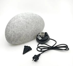 Kültéri dekoratív lámpatest LUMISTONE 1xE27/15W/230V IP65 Ø 38 cm