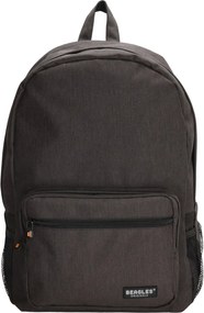 Fekete könnyű iskolai hátizsák „Rock”